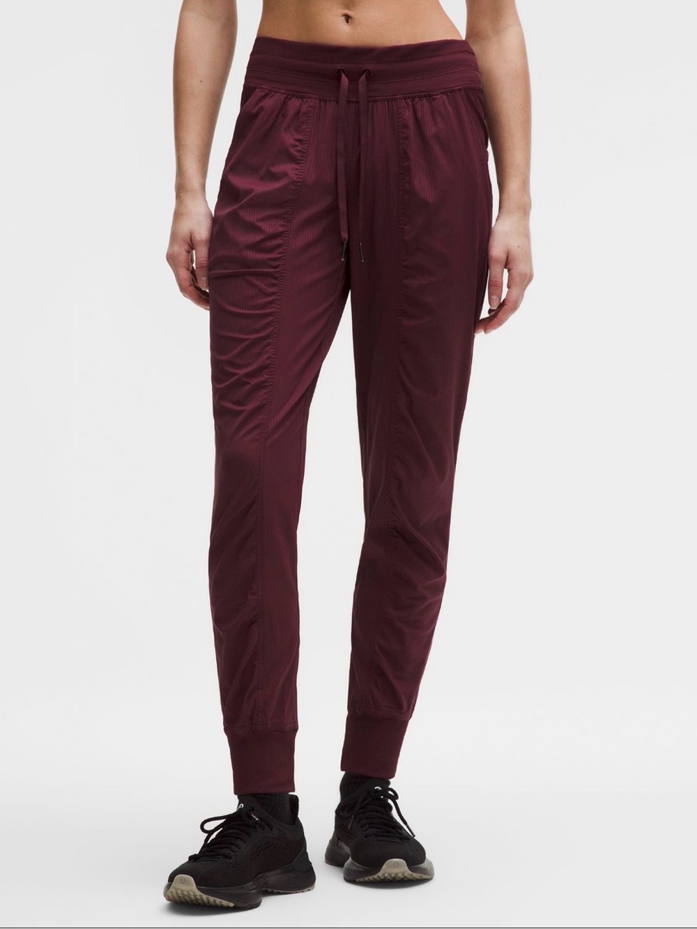lululemon athletica Women's Burgundy Track Joggers